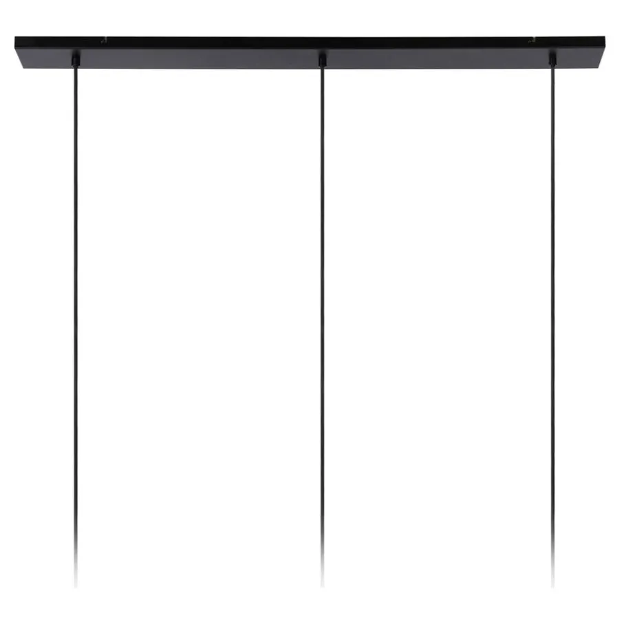 Hanglampen<Lucide Hanglamp Joanet Zwart - 3 x E27 - 110 cm breed