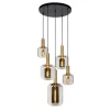 Hanglampen<Lucide Hanglamp Joanet Zwart - 5 x E27 - Ø 66 cm