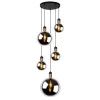 Hanglampen<Lucide Hanglamp Julius Zwart - 5 x E27 - Ø 50 cm
