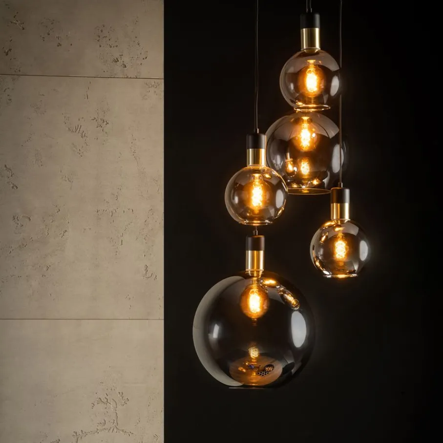 Hanglampen<Lucide Hanglamp Julius Zwart - 5 x E27 - Ø 50 cm