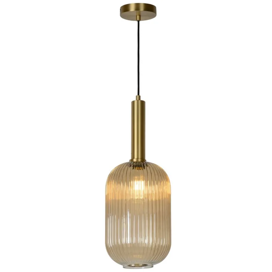 Hanglampen<Lucide Hanglamp Maloto Goud - E27 - Ø 20 cm
