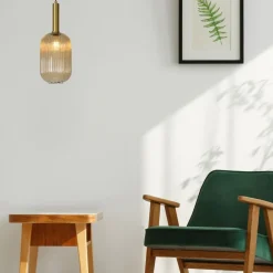 Hanglampen<Lucide Hanglamp Maloto Goud - E27 - Ø 20 cm
