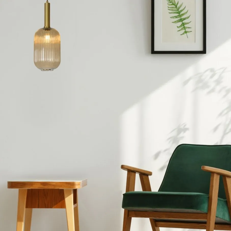 Hanglampen<Lucide Hanglamp Maloto Goud - E27 - Ø 20 cm
