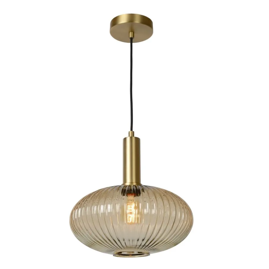 Hanglampen<Lucide Hanglamp Maloto Goud - E27 - Ø 30 cm