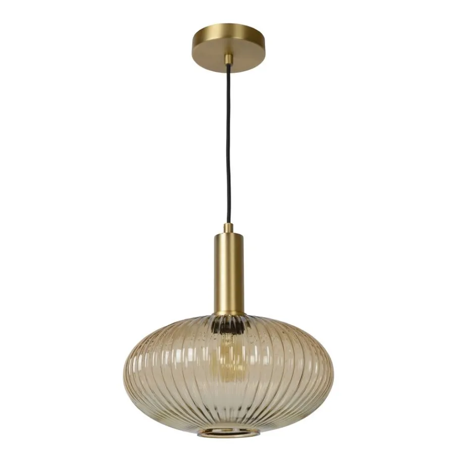 Hanglampen<Lucide Hanglamp Maloto Goud - E27 - Ø 30 cm