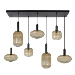 Hanglampen<Lucide Hanglamp Maloto Goud - 7 x E27 - 150 cm breed