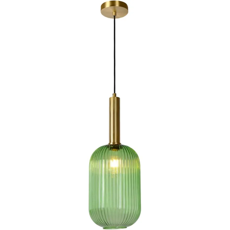 Hanglampen<Lucide Hanglamp Maloto Groen - E27 - Ø 20 cm