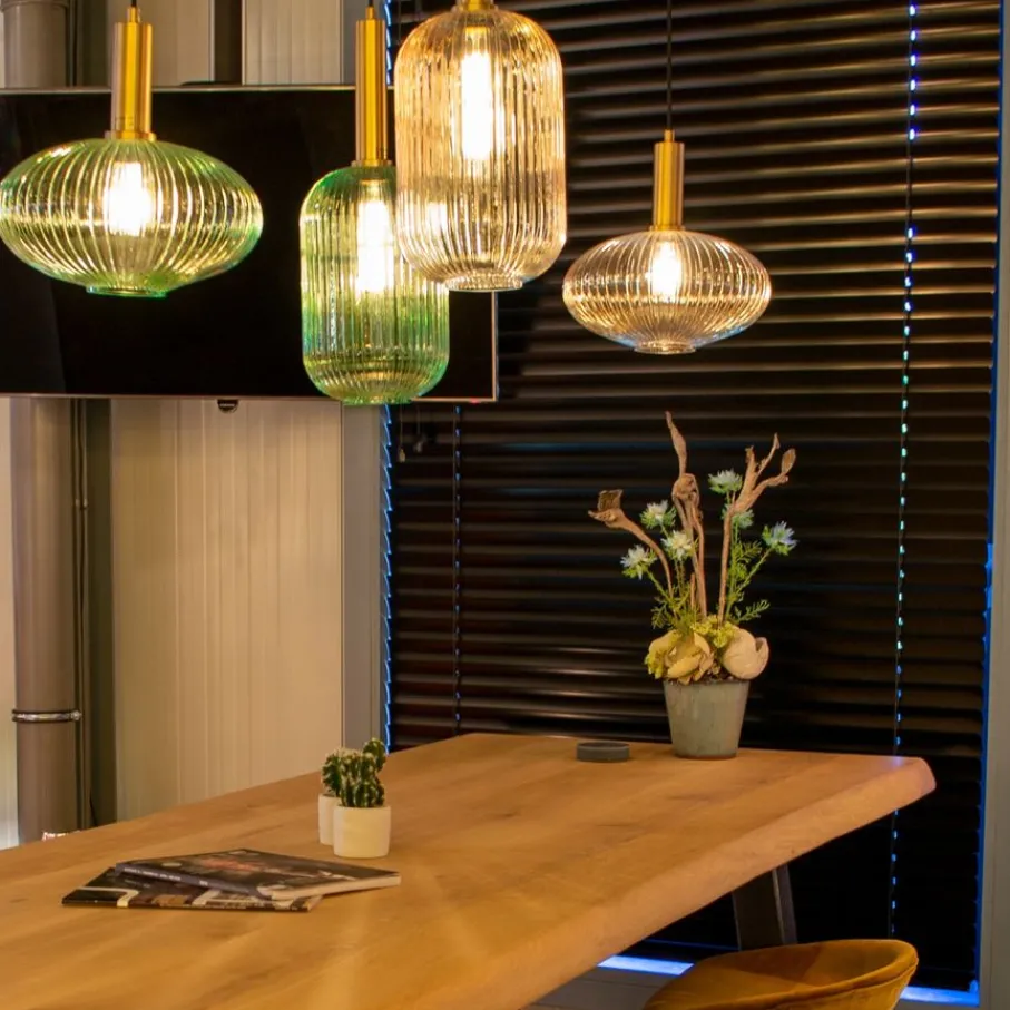 Hanglampen<Lucide Hanglamp Maloto Groen - E27 - Ø 30 cm