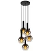 Hanglampen<Lucide Hanglamp Marius Zwart - 5 x E27 - Ø 55 cm