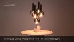 Hanglampen<Lucide Hanglamp Marius Zwart - 5 x E27 - Ø 55 cm