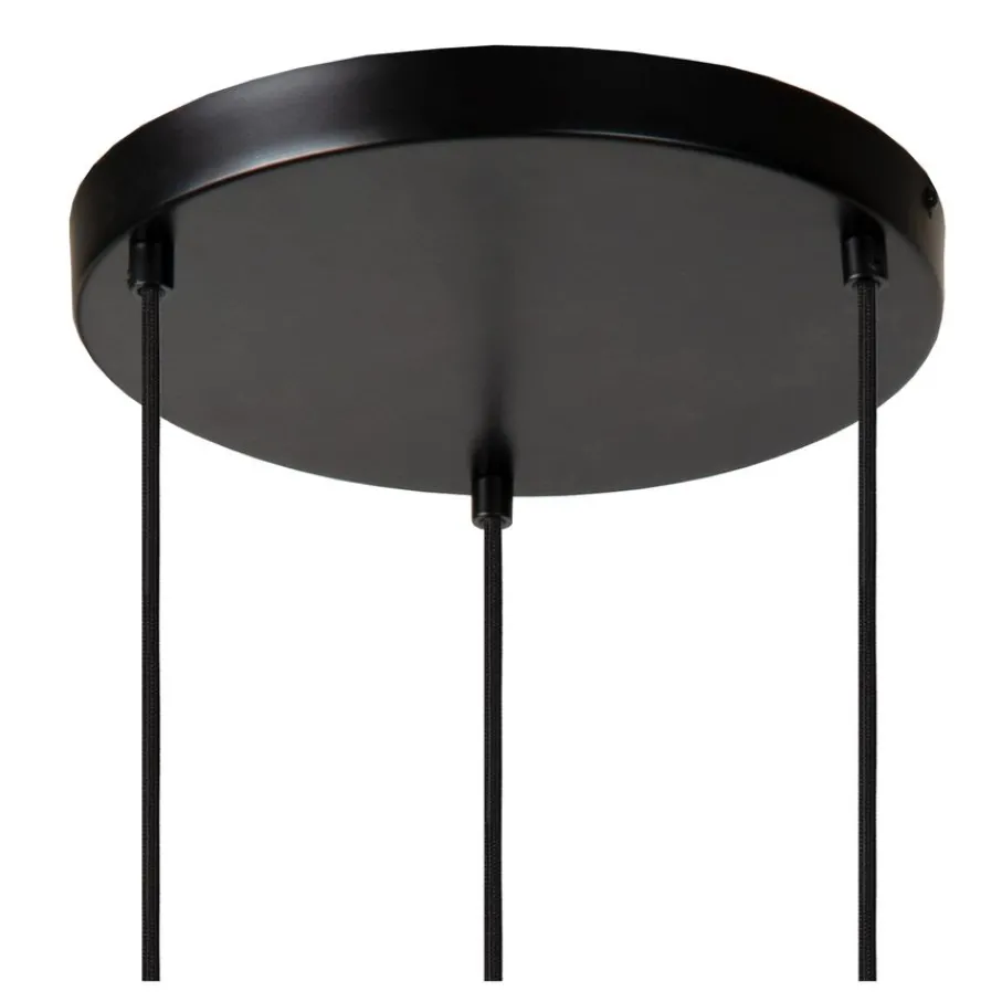 Hanglampen<Lucide Hanglamp Marius Zwart - 3 x E27 - Ø 49 cm