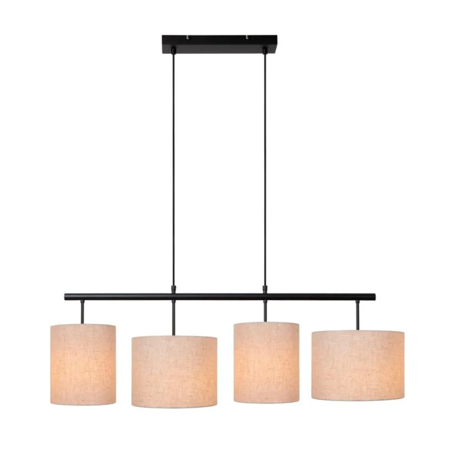 Hanglampen<Lucide Hanglamp Maya Beige - 4 x E27 - 107 cm breed