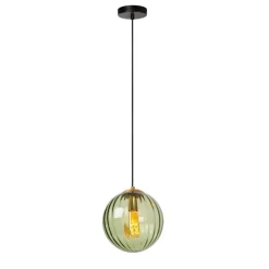 Hanglampen<Lucide Hanglamp Monsaraz Groen - E27 - Ø 25 cm