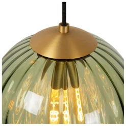 Hanglampen<Lucide Hanglamp Monsaraz Groen - E27 - Ø 25 cm