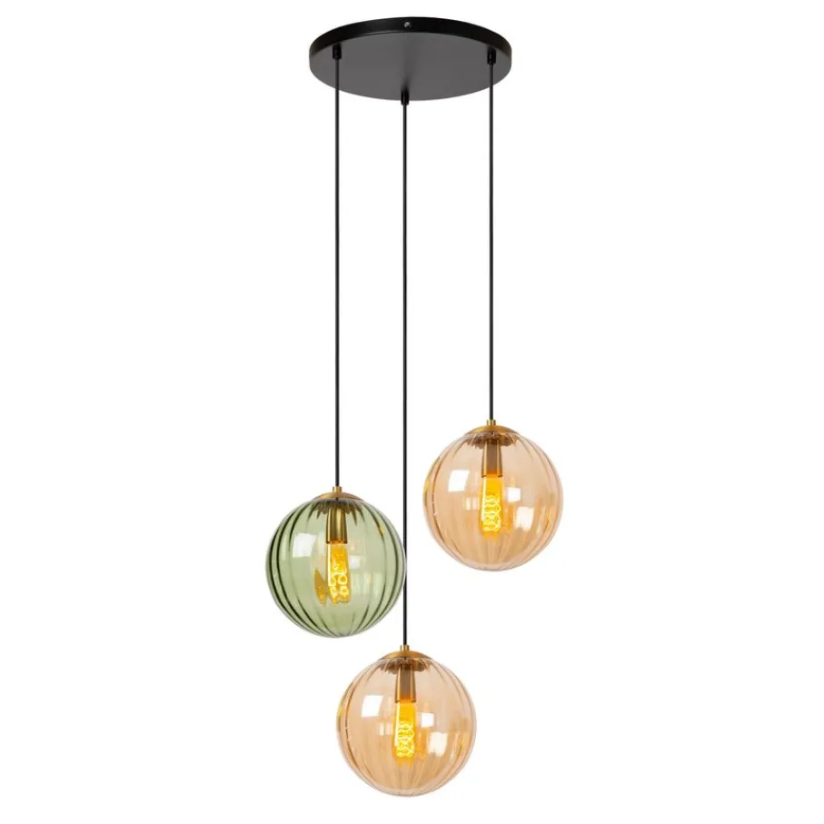 Hanglampen<Lucide Hanglamp Monsaraz Multi - 3 x E27 - Ø 35 cm
