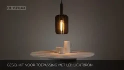 Hanglampen<Lucide Hanglamp Rafal Grijs - E27 - Ø 20 cm