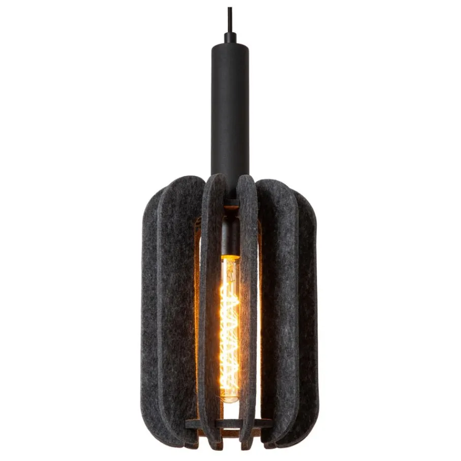 Hanglampen<Lucide Hanglamp Rafal Grijs - 3 x E27 - 98 cm breed