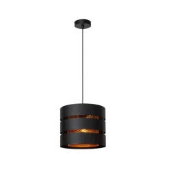 Hanglampen<Lucide Hanglamp Rosas Zwart - E27 - Ø 26 cm