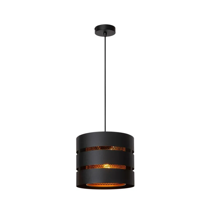 Hanglampen<Lucide Hanglamp Rosas Zwart - E27 - Ø 26 cm