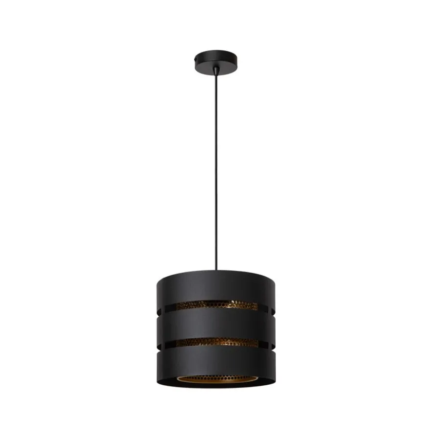 Hanglampen<Lucide Hanglamp Rosas Zwart - E27 - Ø 26 cm