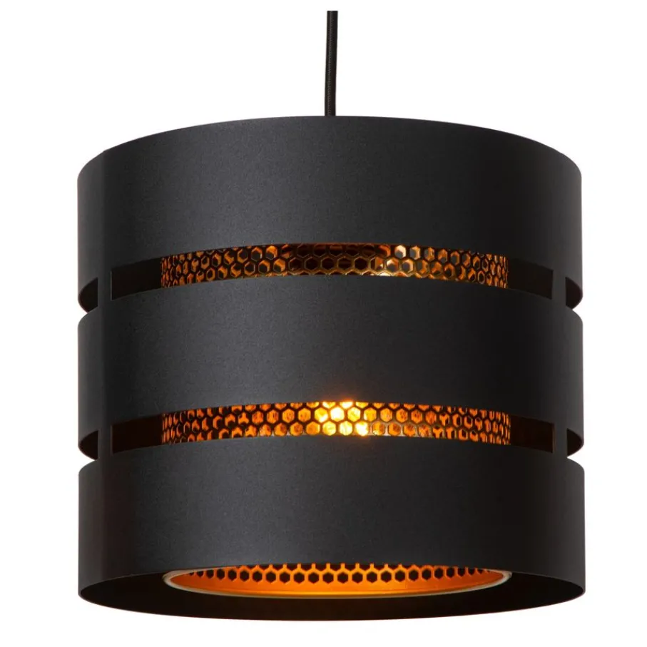 Hanglampen<Lucide Hanglamp Rosas Zwart - E27 - Ø 26 cm