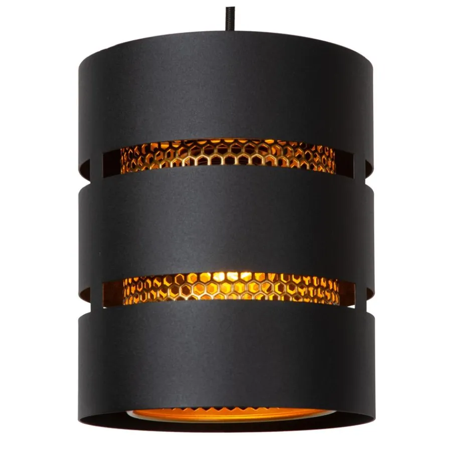 Hanglampen<Lucide Hanglamp Rosas Zwart - 3 x E27 - Ø 43 cm breed