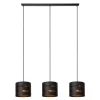Hanglampen<Lucide Hanglamp Rosas Zwart - 3 x E27 - 130 cm breed