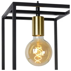 Hanglampen<Lucide Hanglamp Ruben Zwart - E27 - 22 cm breed