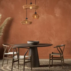 Hanglampen<Lucide Hanglamp Yunkai Naturel - 3 x E27 - Ø 50 cm