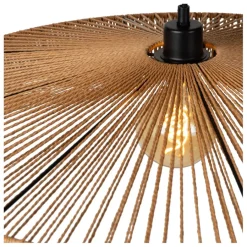 Hanglampen<Lucide Hanglamp Yunkai Naturel - E27 - Ø 70 cm