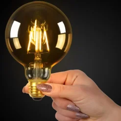 Lichtbronnen<Lucide Lichtbron G95 Amber - E27 - Ø 9,5 cm