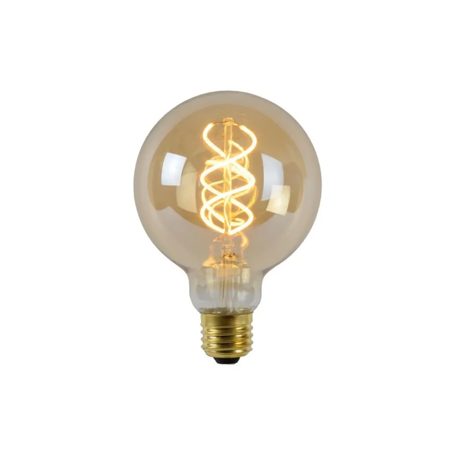 Lichtbronnen<Lucide Lichtbron G95 Amber - E27 - Ø 9,5 cm
