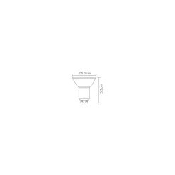 Lichtbronnen<Lucide Lichtbron MR16 Wit - GU10 - Ø 5 cm