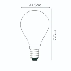 Lichtbronnen<Lucide Lichtbron P45 Wit - E14 - Ø 4,5 cm