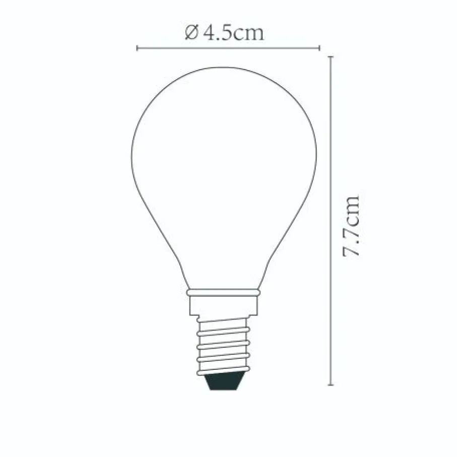 Lichtbronnen<Lucide Lichtbron P45 Wit - E14 - Ø 4,5 cm