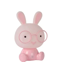 Kinderlampen<Lucide Oplaadbare Kinderlamp Dodo Rabbit Roze - LED - 31 cm hoog