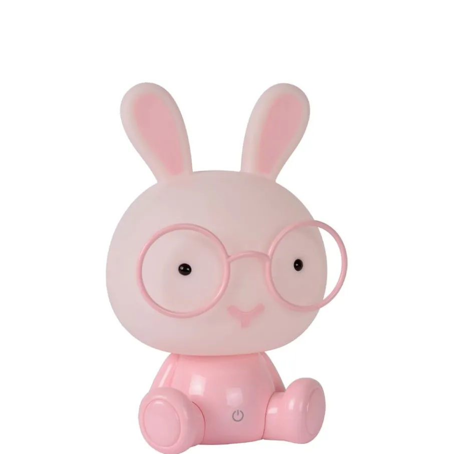 Kinderlampen<Lucide Oplaadbare Kinderlamp Dodo Rabbit Roze - LED - 31 cm hoog