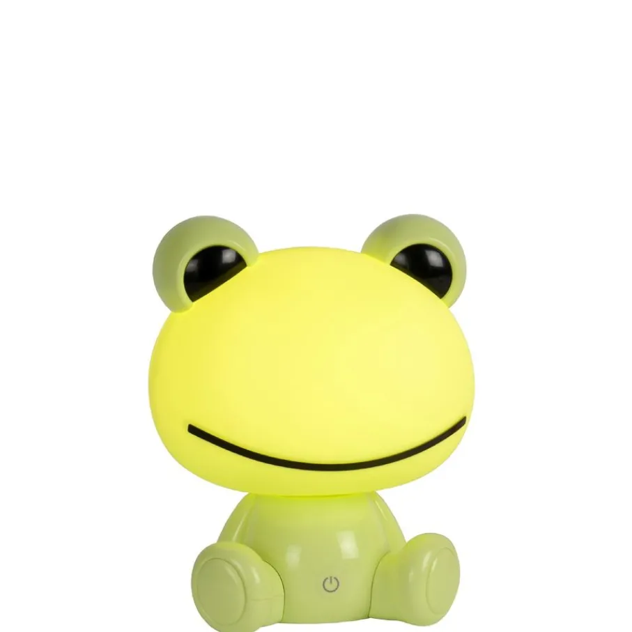 Kinderlampen<Lucide Oplaadbare Kinderlamp Dodo Frog Groen - LED - 25 cm hoog