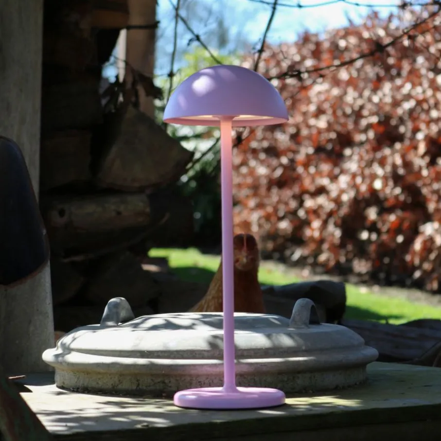 Tafellampen<Lucide Oplaadbare Tafellamp Joy Roze - LED - 32 cm hoog