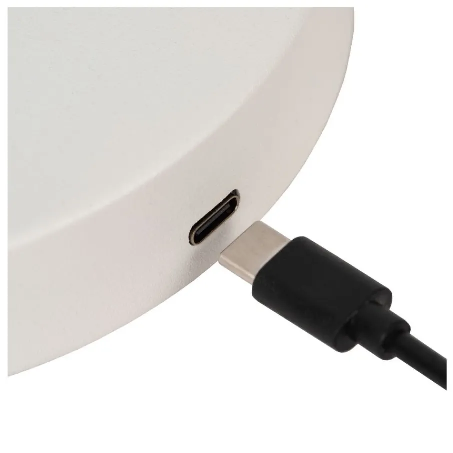 Vloerlampen<Lucide Oplaadbare Vloerlamp Stirling Wit - LED - 138 cm hoog