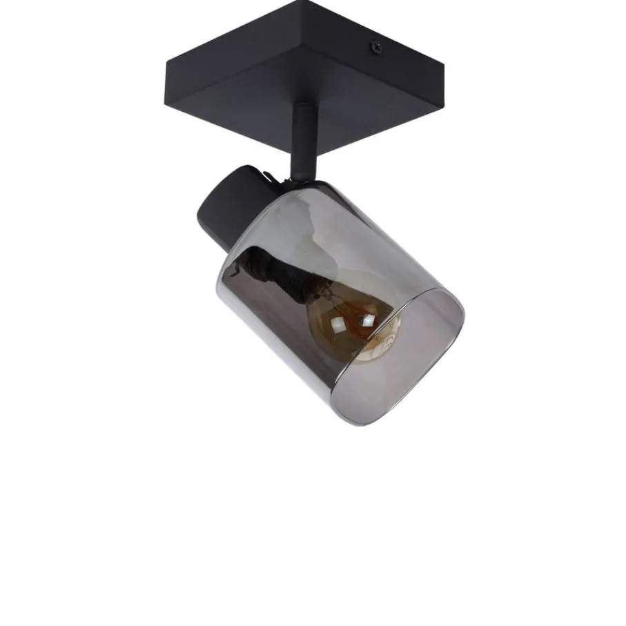 Spots<Lucide Plafondspot Alion Zwart - E14 - 10x10 cm