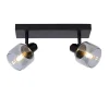 Spots<Lucide Plafondspot Bjorn Zwart - 2 x E14 - 30 cm breed
