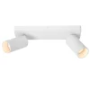 Spots<Lucide Plafondspot Clubs Wit - 2 x GU10 - 31x9 cm