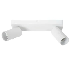 Spots<Lucide Plafondspot Clubs Wit - 2 x GU10 - 31x9 cm