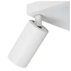 Spots<Lucide Plafondspot Clubs Wit - 4 x GU10 - 24x24 cm