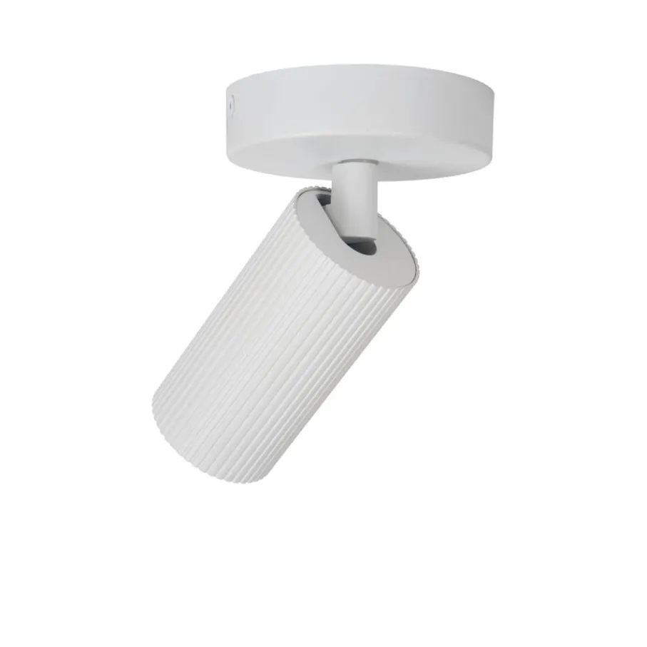 Spots<Lucide Plafondspot Clubs Wit - GU10 - Ø 10 cm