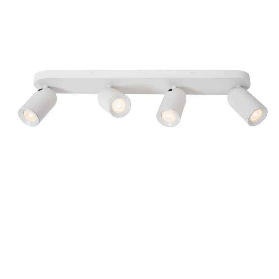 Spots<Lucide Plafondspot Punch Wit - 2 x GU10 - 63 cm breed