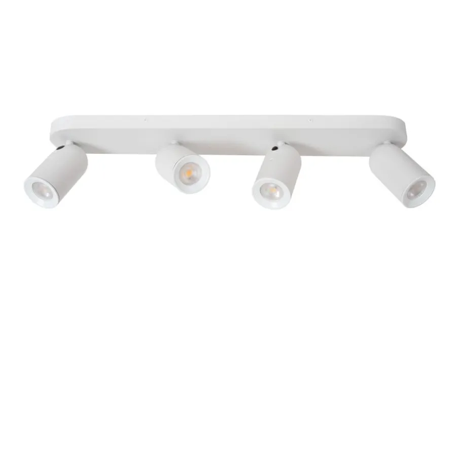 Spots<Lucide Plafondspot Punch Wit - 2 x GU10 - 63 cm breed