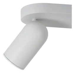 Spots<Lucide Plafondspot Punch Wit - 2 x GU10 - 63 cm breed