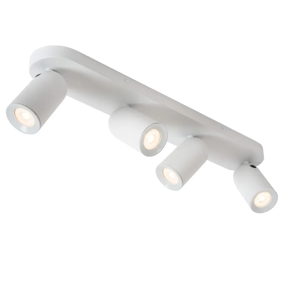 Spots<Lucide Plafondspot Punch Wit - 2 x GU10 - 63 cm breed